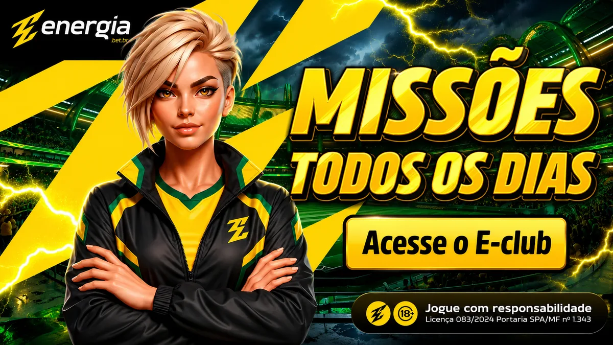 Missões diárias e E-Club da Energia Bet